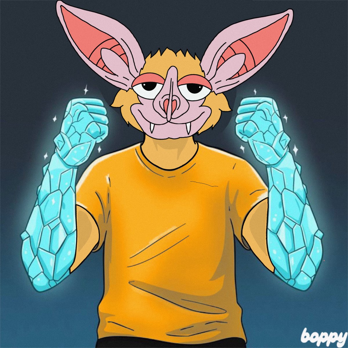 Boppybat's tweet image. Don’t be weak,

be a diamond hand.