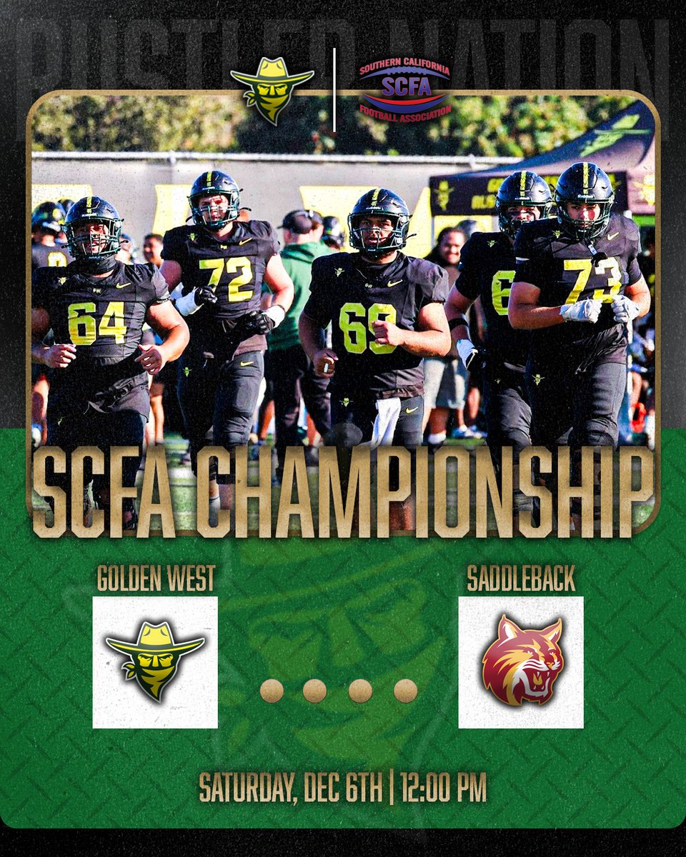 Golden West College Football tweet media
