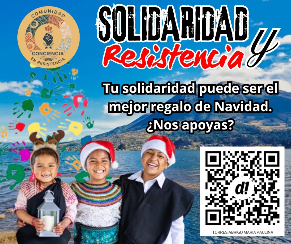 FrentesRojos's tweet image. ✊🎄 OTAVALO RESISTE Y ABRAZA 🎄✊
El pueblo que se levantó por sus derechos hoy levanta la mano para compartir solidaridad.
🤝✨ Tu aporte, por pequeño que sea, sostiene esperanza.
¿Nos apoyas?

#SolidaridadEnResistencia #Otavalo #DignidadQueResiste #ComunidadConCiencia