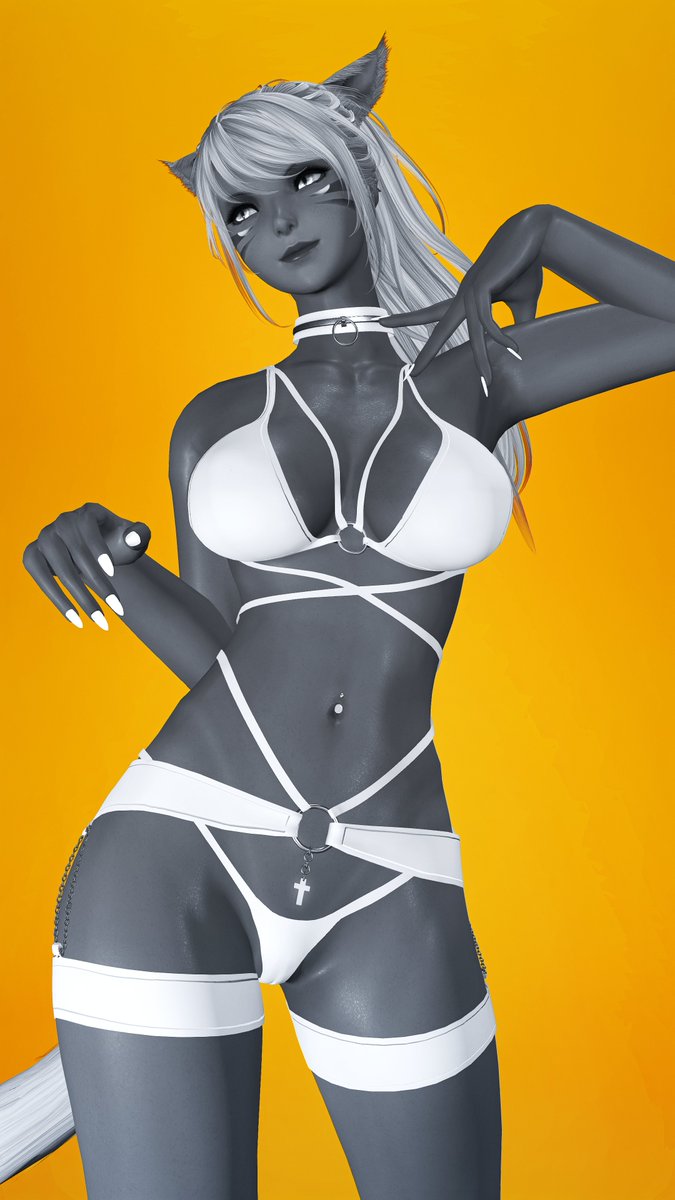 Monochrome and amber

#FFXIV | #ffxivsnaps | #gpose | #EorzeaPhotos | #miqote