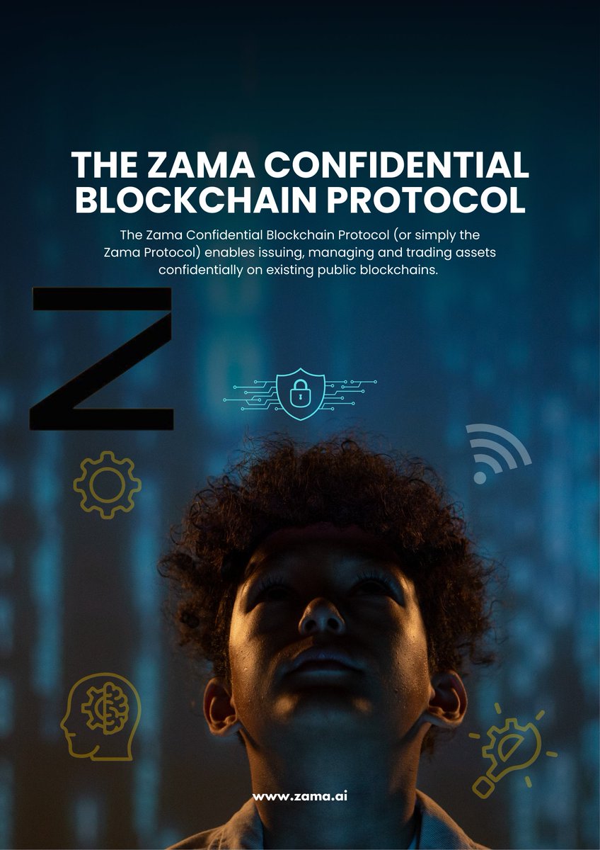 Hey mates 👋
On-chain privacy is getting an upgrade with <a href="/zama/">Zama</a> 

FHE keeps your data encrypted at every step even during computation.
Private balances
Smarter AI without exposing your info

Fast. Secure. Private.
Zama is building the future of web3 privacy.