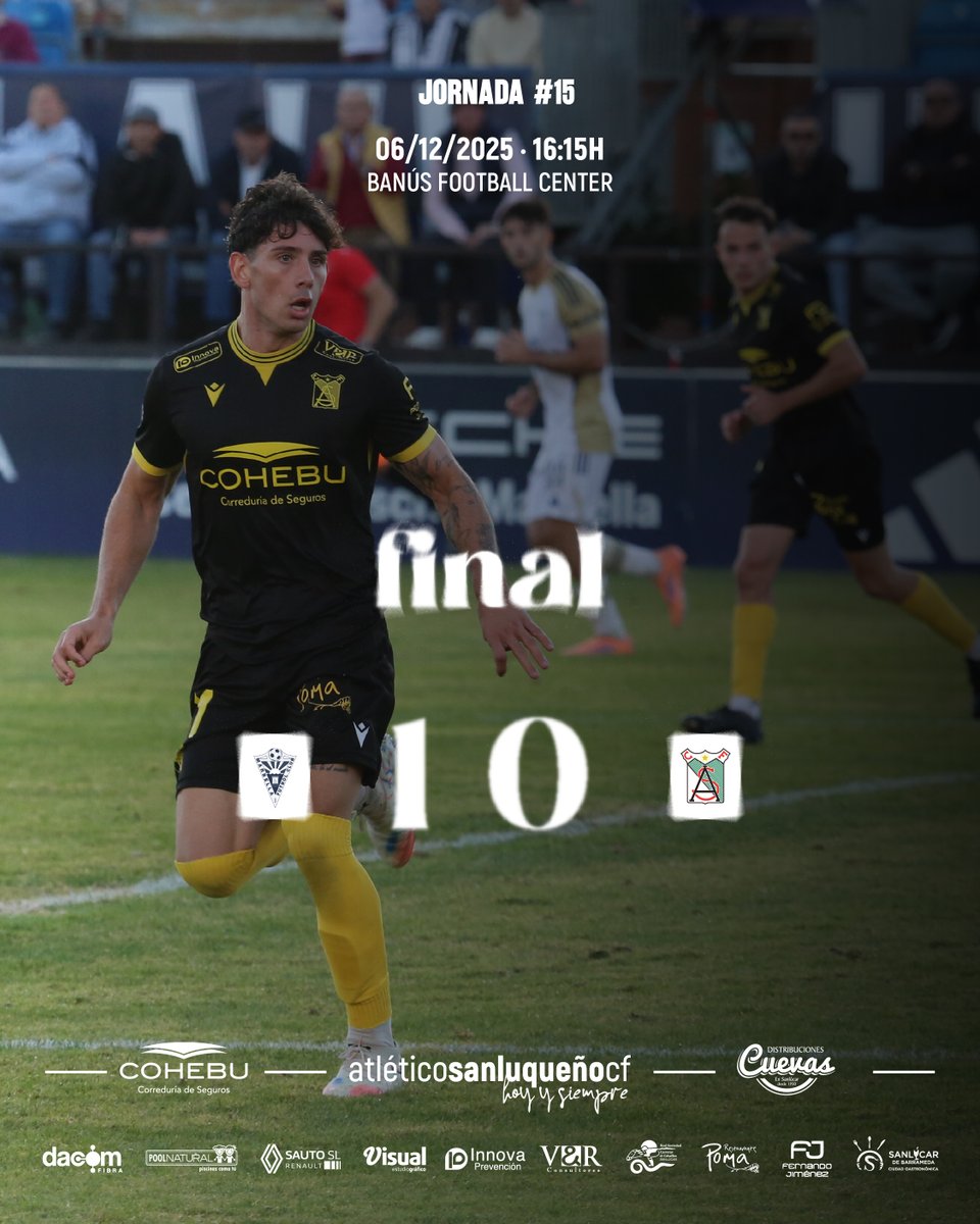 FINAL

Injusta derrota de un Sanluqueño que fue mucho mejor en tierras malagueñas. Toca seguir remando juntos.

¡Vamos Atleti!

#MAR 1 • 0 #ASCF