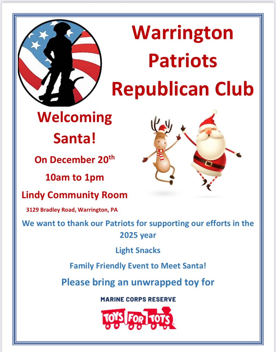 Warrington Patriots Republican Club tweet media