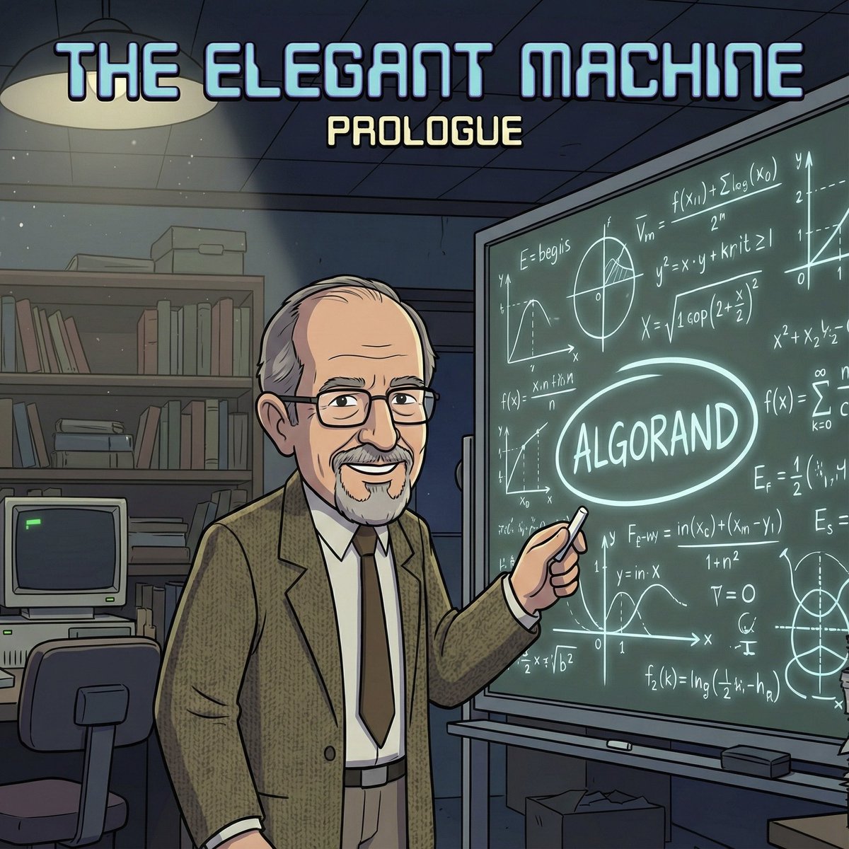 iGetAlgo's tweet image. THE ELEGANT MACHINE
A Narrative History in Three Acts…

PROLOGUE
The Professor stood at the whiteboard, chalk dust on his fingertips, the equations behind him proof of something the world had not yet understood. @silviomicali 

It was 2017, and in a cramped office at MIT,…