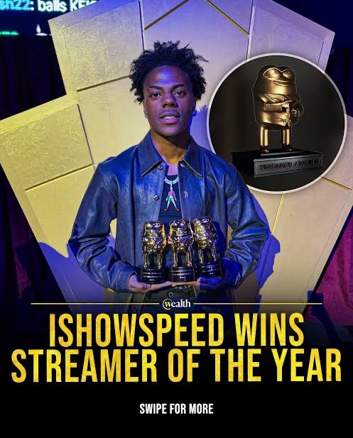 SpeedUpdates1's tweet photo. IShowSpeed will be attending the Streamer Awards today where he is highly anticipated to win “Streamer of the Year” 🐐💫 https://t.co/qeiPyDpYJ7