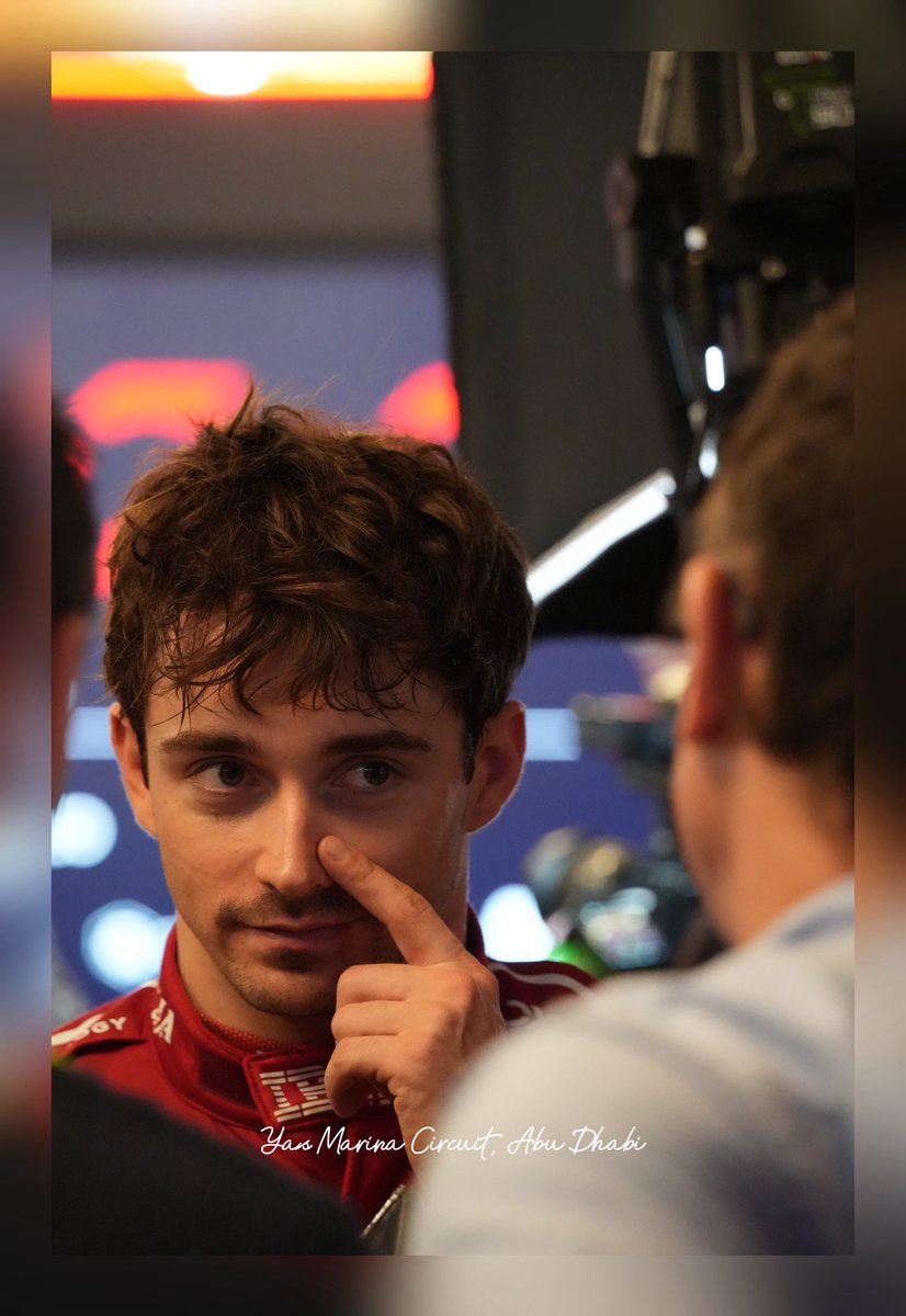 Charles post quali.

📷Liu Yao (commentator)

#F1 #AbuDhabiGP