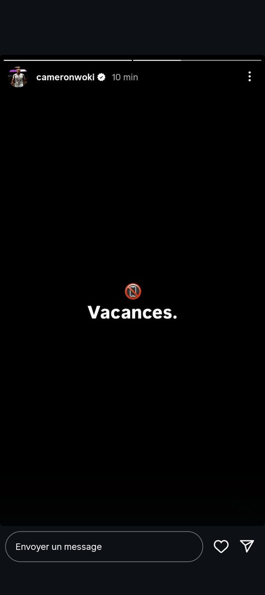 Mdrrr Cameron Woki peut enfin souffler. 🙌