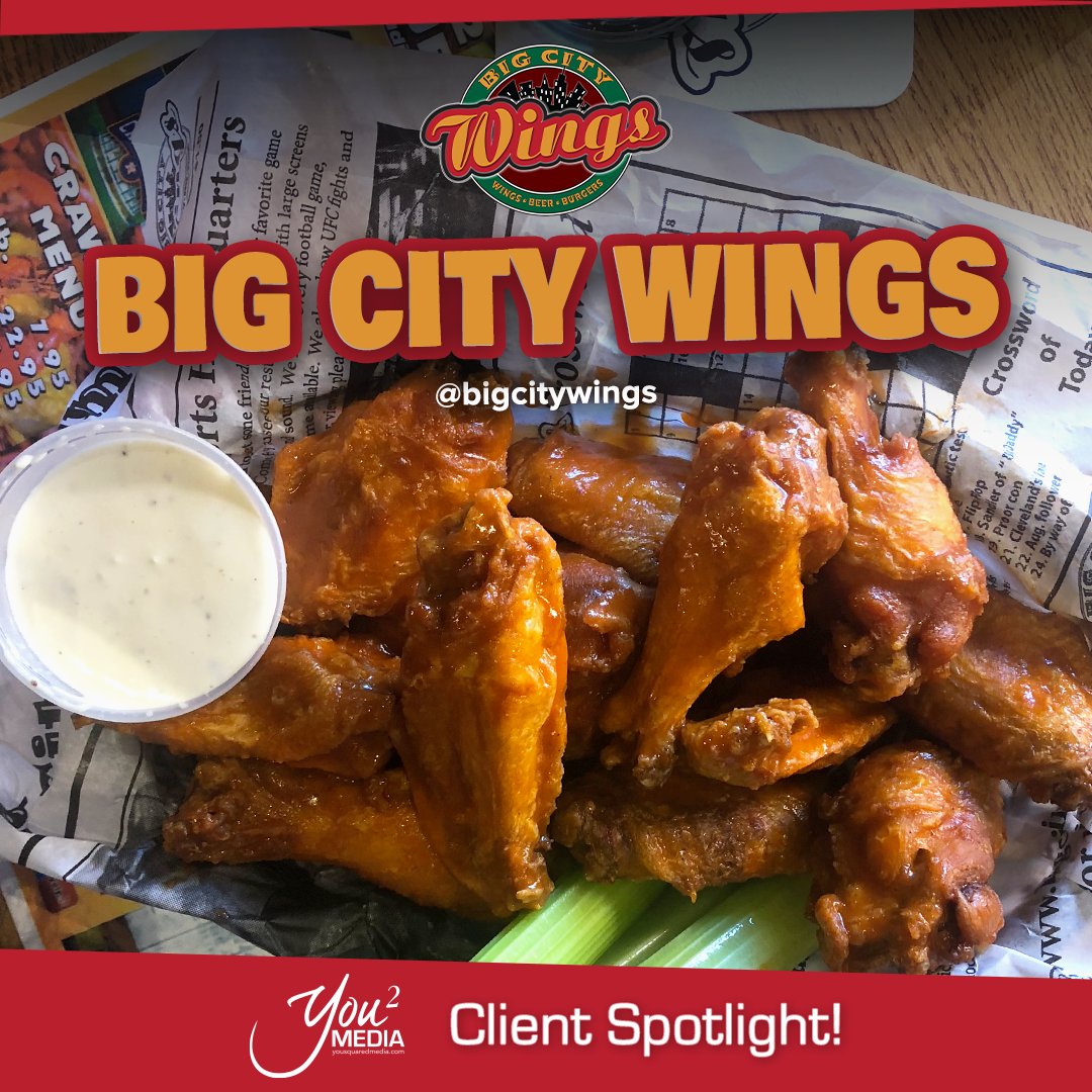 Big flavor, big fun, and even bigger wings 🍗🔥

We’re proud to partner with Big City Wings, a true Houston favorite serving up great food, good vibes, and unforgettable game days!

#advertising #yousquaredmedia #y2m #yousquared #digitalmarketing#HoustonAdvertising