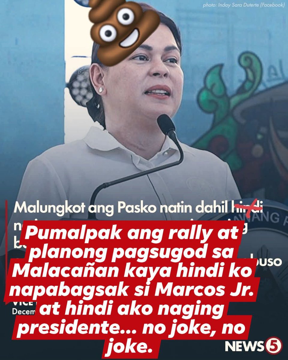 Ilabas natin ang tunay na dahilan bakit malungkot ang pasko ni SaraNoid Duterte 😂😂😂

#PHilippines #politics