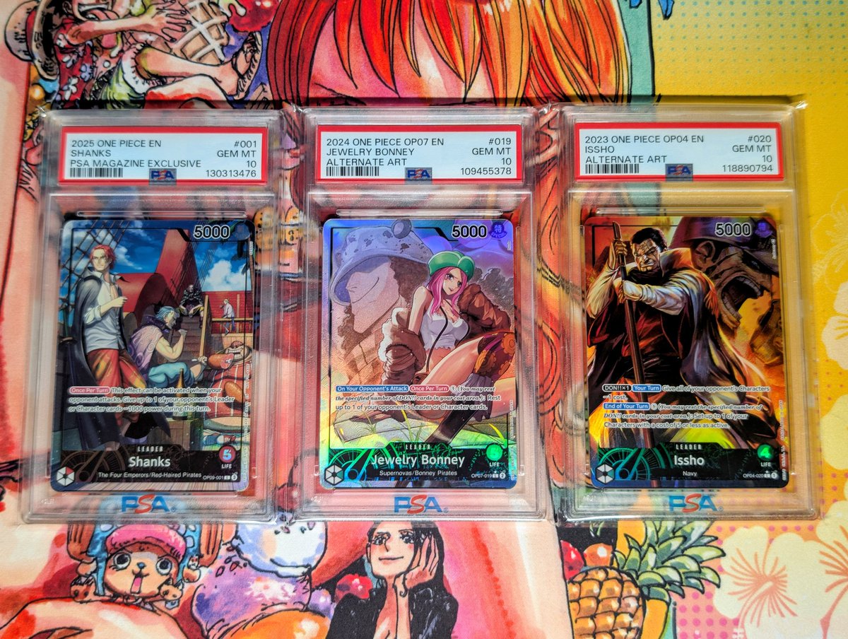 <a href="/NewAgeCardKings/">NewAgeMiguel</a> Boa $960
Stussy $440
Celebi $700
Shanks $115
Bonney $125
Issho $55

Prices include shipping.