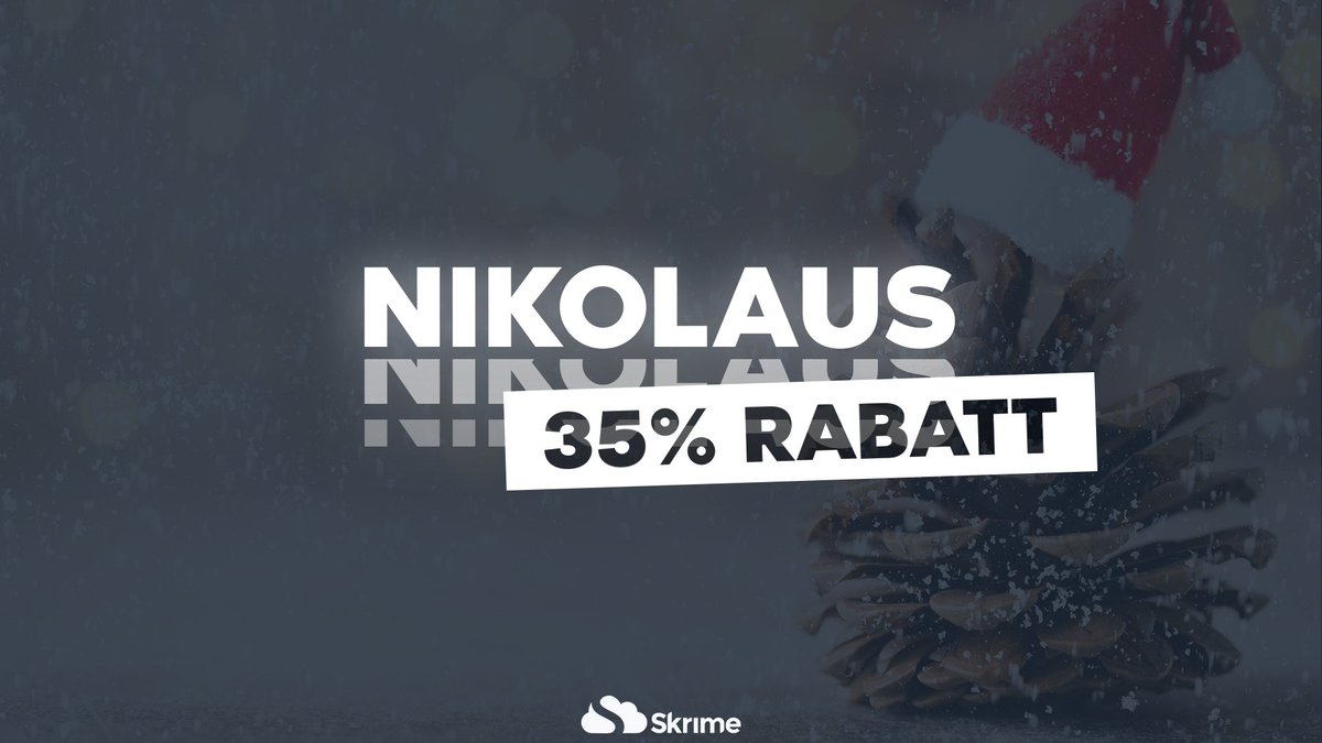 🎅 Nikolaus bei SKRIME!

Ab heute gibt’s 35% dauerhaft auf KVM Server und viele weitere Produkte – nur bis Sonntag!

Außerdem: Unser Adventskalender auf unserem Discord Server läuft noch, also unbedingt mitmachen. 🎁

Und: Löse jetzt das Christmas Badge ein: M3rryChr15tm4s ❄️✨