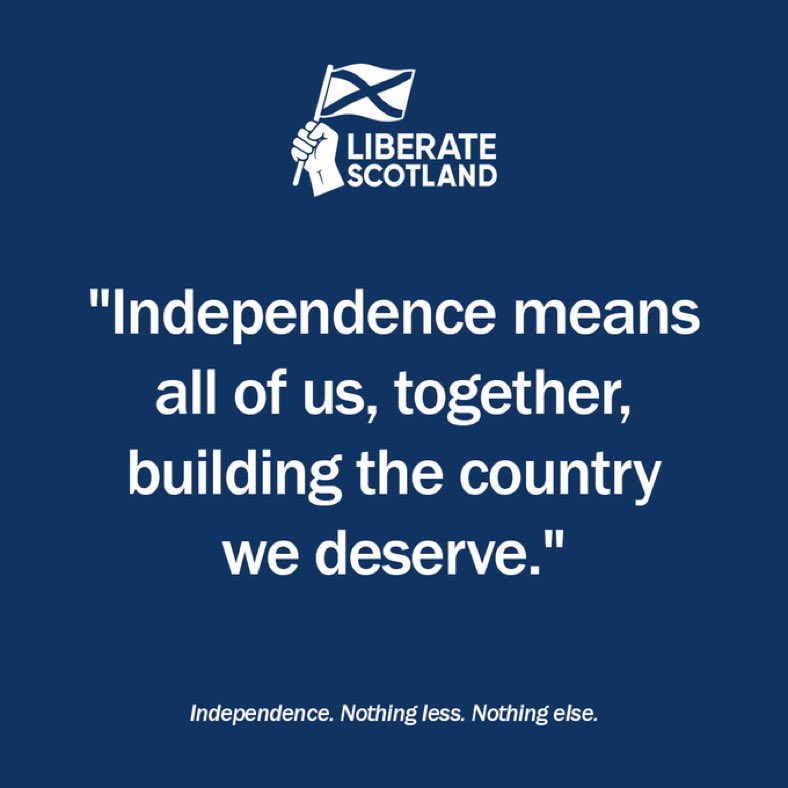 LiberateScot's tweet image. Let’s hear who followers think are our dedicated activists. Working not for a Party, but for Scots who want Independence &amp;amp; for Scotland our country. 
Activists for Independence nothing less nothing else