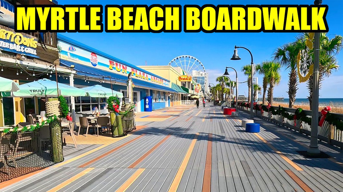 CarmenandBrian's tweet image. New Video! We take you on a December tour of the Myrtle Beach boardwalk, talk about winter Wonderland at the beach, and show all the ocean Boulevard attractions!
youtu.be/4gK63mCdLVI