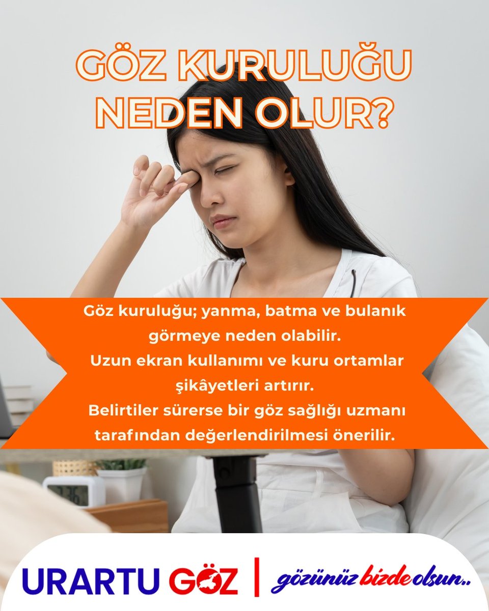 👁️ Göz Kuruluğu Neden Olur?

📌 Bu içerik yalnızca bilgilendirme amaçlıdır.
Şikâyetleriniz devam ediyorsa mutlaka göz hastalıkları uzmanına başvurunuz.

📍 Urartu Göz Merkezi 

#gözkuruluğu #gözyaşı #gözhastalıkları #gözsağlığı #urartugöz #bilgilendirme #gözünüzbizdeolsun