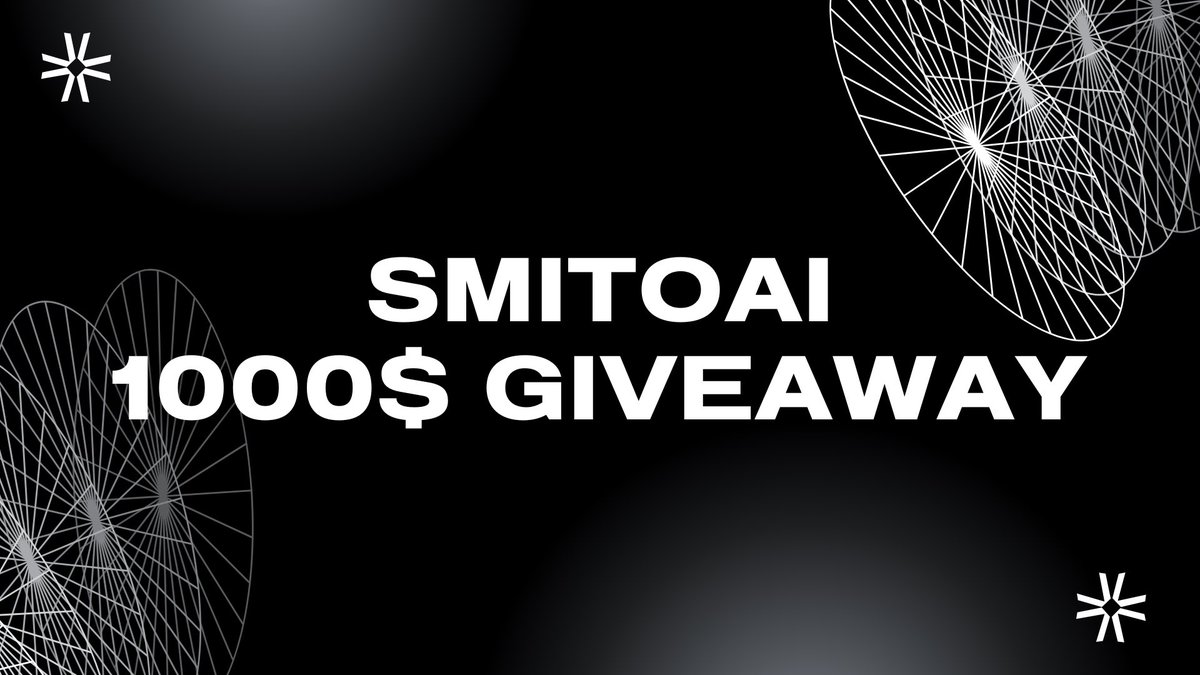 💎 To celebrate the kickoff of the countdown to the Smittie collection raffle, we're throwing the biggest giveaway in SMIToAI history.

The total prize pool is a whopping $1000🔥

We see this as a major milestone for SMIToAI, and it's only fair to give back to our early community