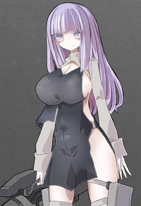 #今年も残りわずかなので今年一番伸びた絵を貼る 
ドールズネストの人形(自機)イラスト 