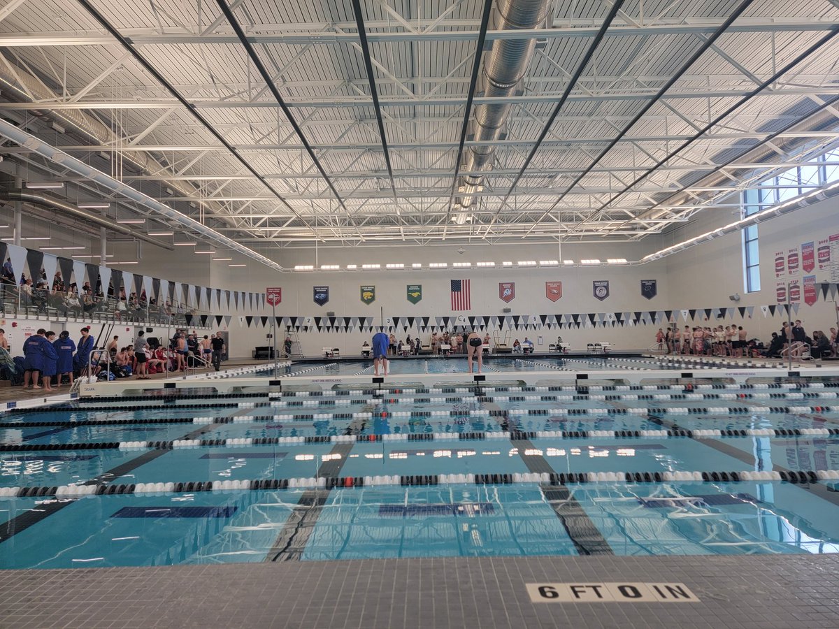 Rams mens swim relays today at the DCSD Aquatics Center.
