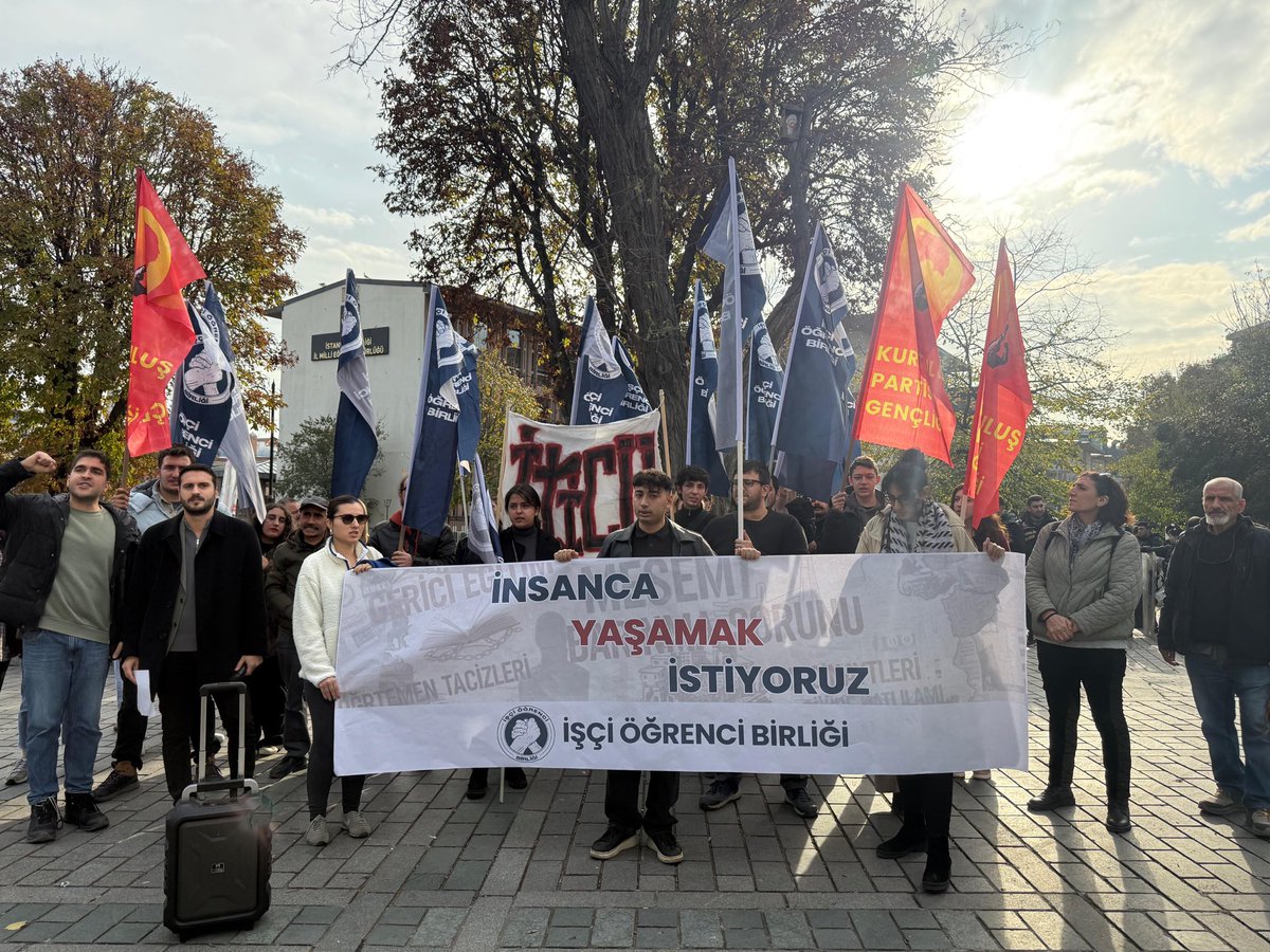 MESEM’lerdeki katliamlara, ÇEDES ile çocukların karanlığa sürüklenmesine göz yummayacağız!

Kurtuluş Partisi Gençliği olarak, İşçi Öğrenci Birliği’nin İstanbul Milli Eğitim Müdürlüğü önünde MESEM’lerde yaşanan iş cinayetlerine karşı yaptığı eyleme katıldık.

Çocukların İş