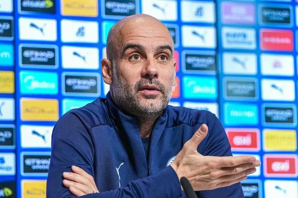 PurelyFootball's tweet image. 🚨🗣️Pep Guardiola on Arsenal’s loss against Villa: "I have the feeling , even if today they dropped points , Arsenal are going to drop few, few, points this season."