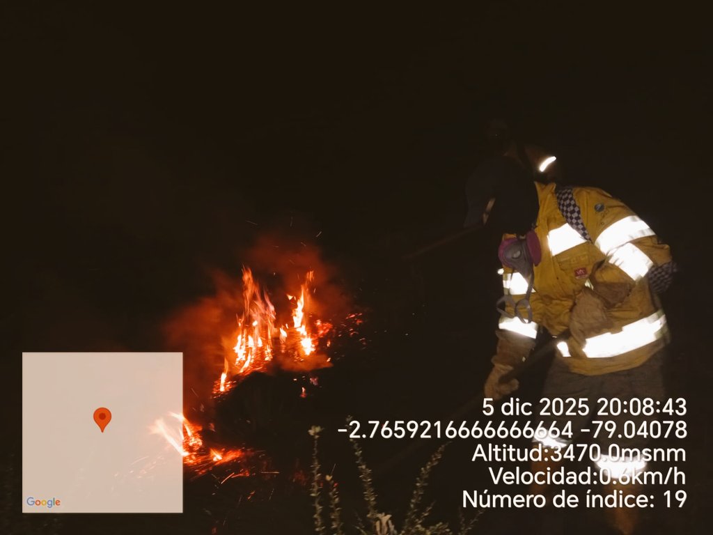 Agradecemos la oportuna respuesta de la cuadrilla de <a href="/ChiquintadGAD/">Chiquintad GAD</a> que la tarde y noche de ayer combatió un incendio forestal en la zona Torre - Playa de Chiquintad.
Luego de 7 horas de arduo trabajo.

#ConservarEsVivir
<a href="/elecaustro/">Elecaustro</a>