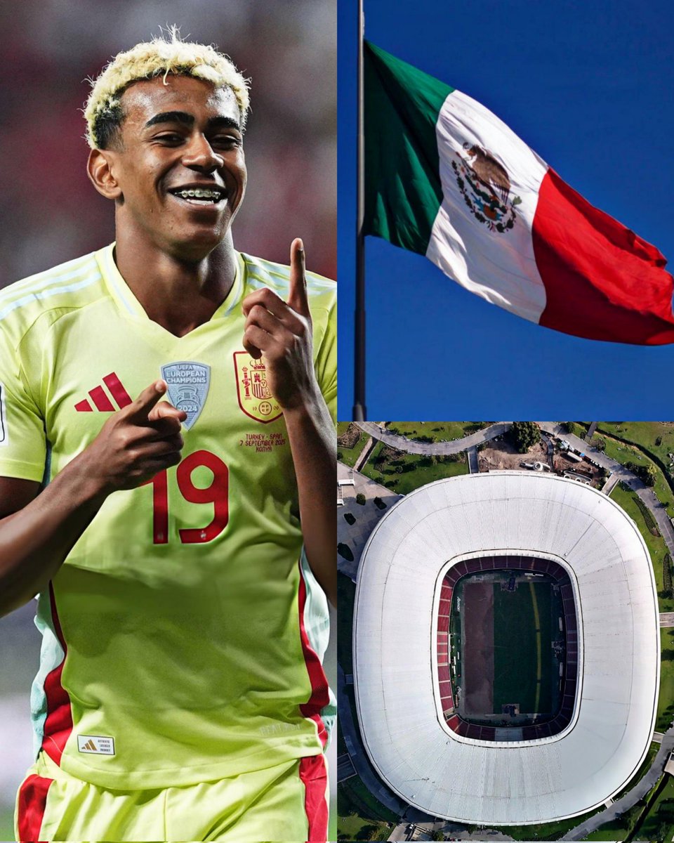 SomosAnalistas_'s tweet photo. ¡PARTIDAZO CONFIRMADO! 🇪🇸🇺🇾

España y Uruguay se enfrentarán en el estadio Guadalajara el 26 de Junio a las 6 PM.

Lamine Yamal, el mejor jugador joven del mundo VIENE A MÉXICO. https://t.co/e86OvVSIAp
