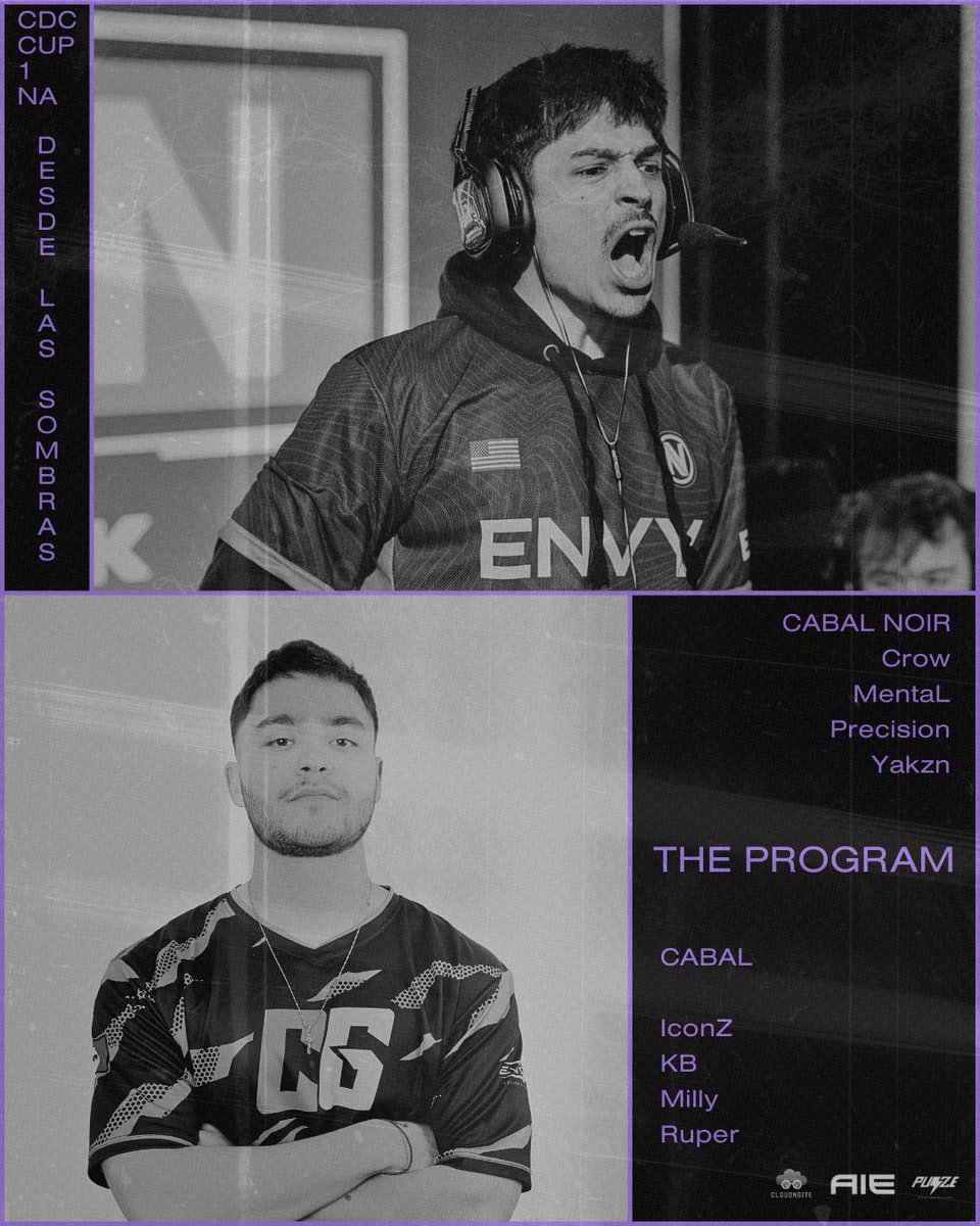 CHALLENGERS CUP 1

HOY EMPIEZA LA TEMPORADA. OCUPAMOS EL APOYO DE TODOS

CABAL
🌐<a href="/AidenIconZ/">IconZ</a>🇺🇸
🌐<a href="/KBisTwisted/">Francis</a>🇨🇴
🌐<a href="/MillyTheGunny/">Milly</a>🇺🇸
🌐<a href="/RuperSkywxlker/">Ruper 🇲🇽</a>🇲🇽
💼<a href="/Im_Afflicted/">Tyler</a>🇺🇸

CABAL Noir
🏴<a href="/Crow_ik/">ً</a>🇺🇸
🏴<a href="/MentaL/">billy</a>🇺🇸
🏴<a href="/Preecisionn/">Ethan🎯</a>🇺🇸
🏴<a href="/Yakznn/">Yakzn</a>🇺🇸

#TheProgram #DesdeLasSombras #LATAMafia