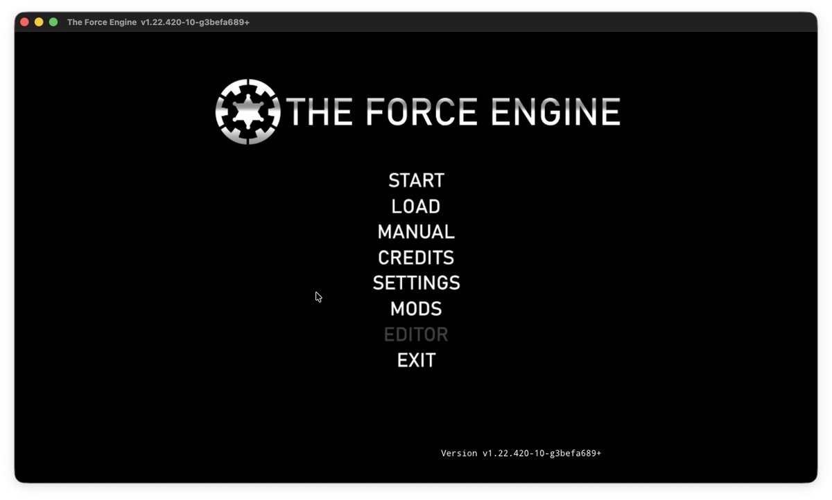 MacSourcePorts's tweet photo. Mac Source Ports now lets you play Dark Forces using The Force Engine on your Apple Silicon Mac

https://t.co/X042a9ydmX

#macgaming #retrogaming #macOS #darkforces #theforceengine #gaming #apple #applesilicon https://t.co/MeWXwsYlOG