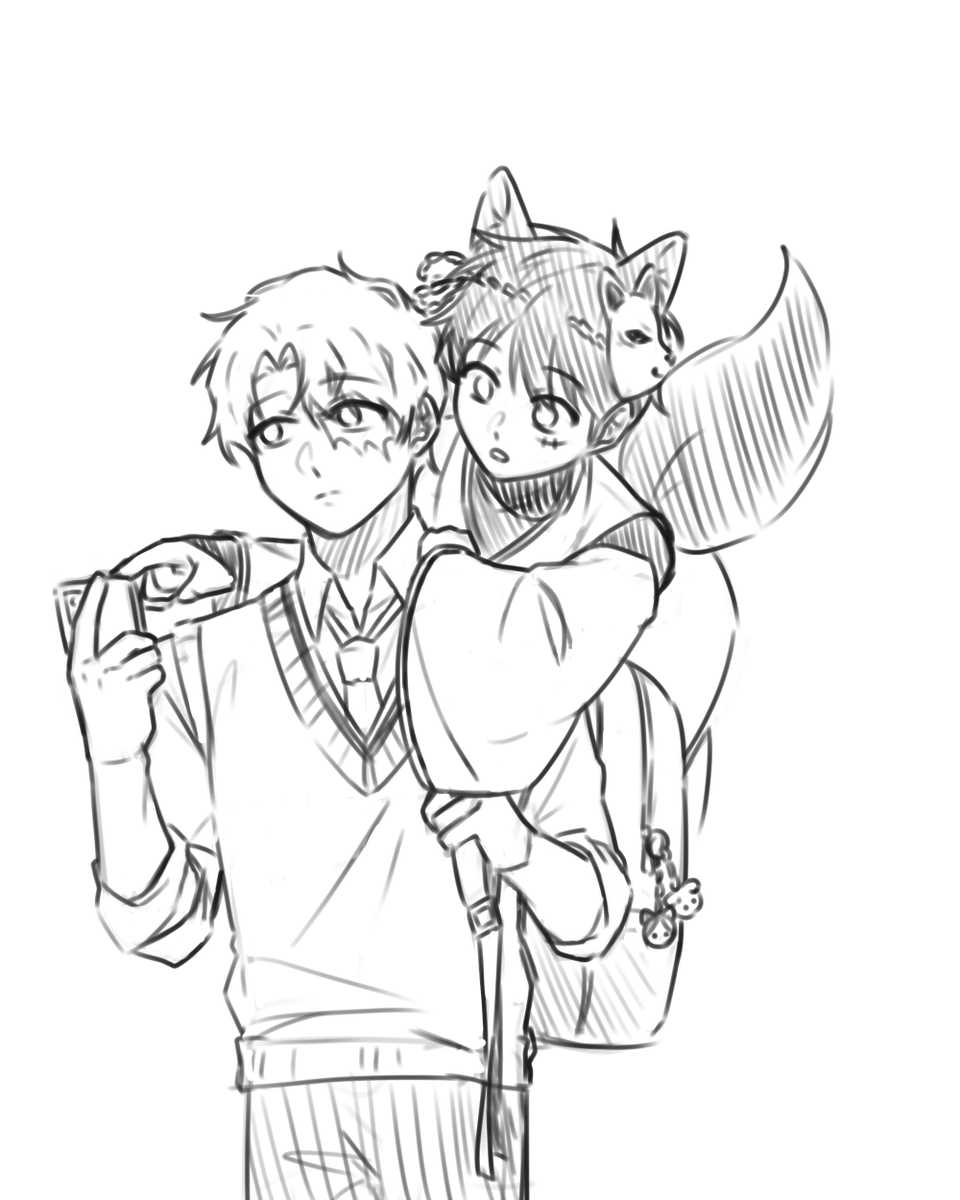 진짜진짜 옛날에 그렸던 사보루 다시 그려봄....
시간만 되면 각잡고 제대로 해보고싶다