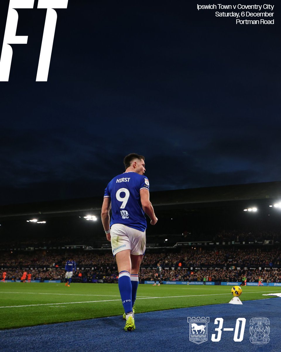ipswichtown_arg's tweet photo. ⏰FINAL DEL PARTIDO
GANÓ EL IPSWICH TOWN.
⚽️Hirst, Azon, Walle Egeli.
#itfx https://t.co/vzh8MUWkHt