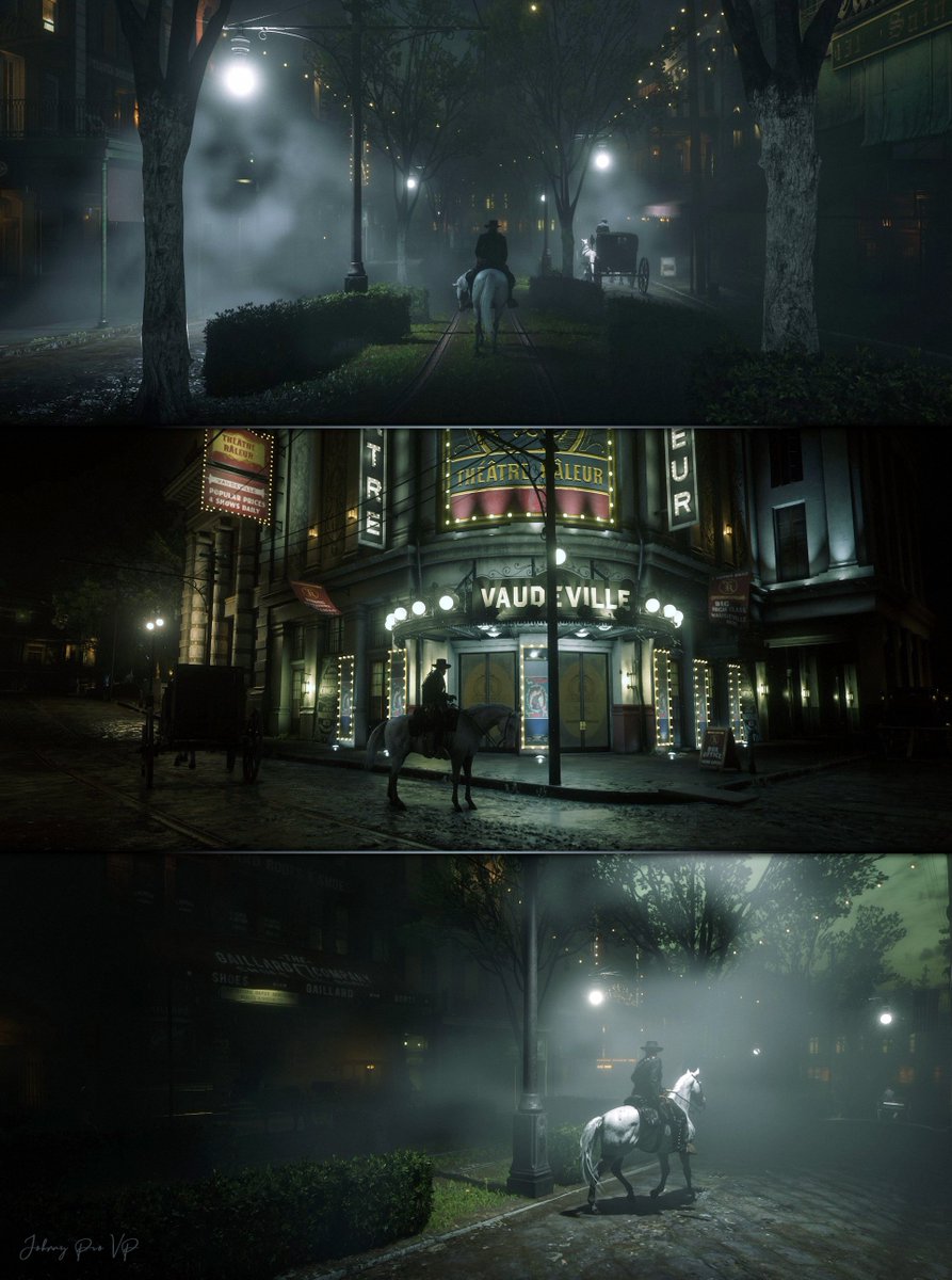Red Dead Redemption 2. Night trip through Saint Denis. 

#RedDeadRedemption2 • #VirtualPhotography •  #ukrVP