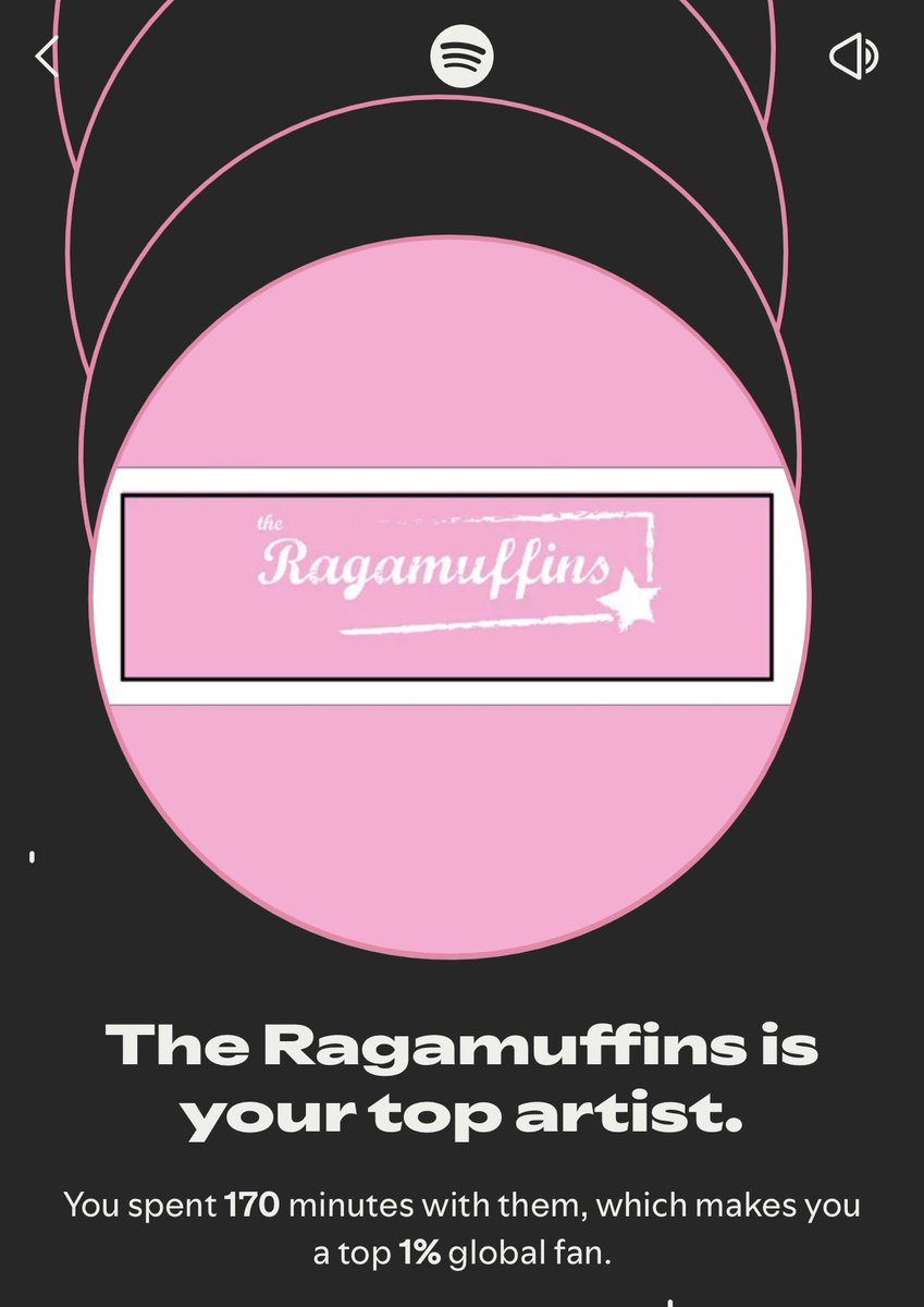antredmen7's tweet photo. Had my Spotify year review 🤣🤣 @TheRagamuffins https://t.co/Mcuw55wPux