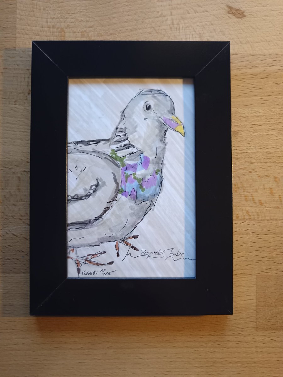 Hier nochmal das Bild vom Ringelchen. Auch das kann bei Instagram ersteigert werden.