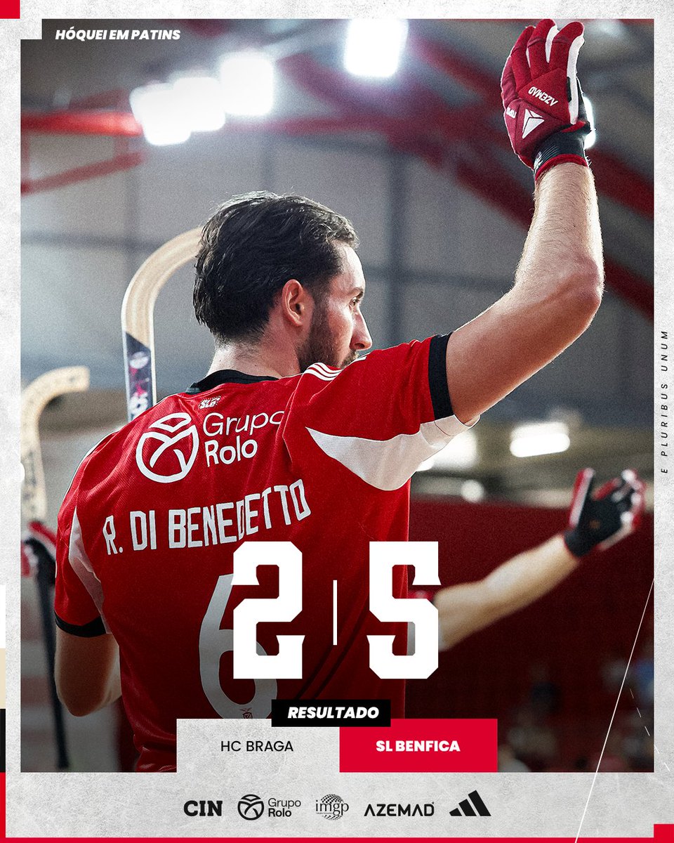 #HóqueiBenfica | 🔥 8 vitórias em 8 jornadas no Campeonato Nacional!

🏑 Roberto Di Benedetto (2), João Rodrigues (2) e Lucas Ordoñez (1).