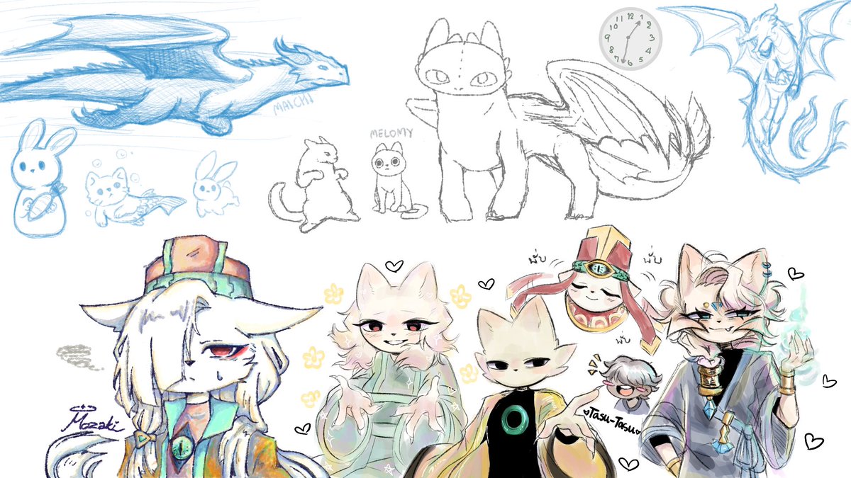 I drew with my friends today ! So much fun ~ 🥺💕

#NineSols