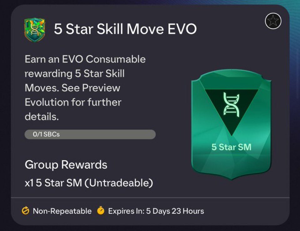 🚨🚨🚨

توفر تحدي يعطيك تطويرة للكرت يخليه 5⭐️ مهارات 🔥

يطلب ريت 85 ✅