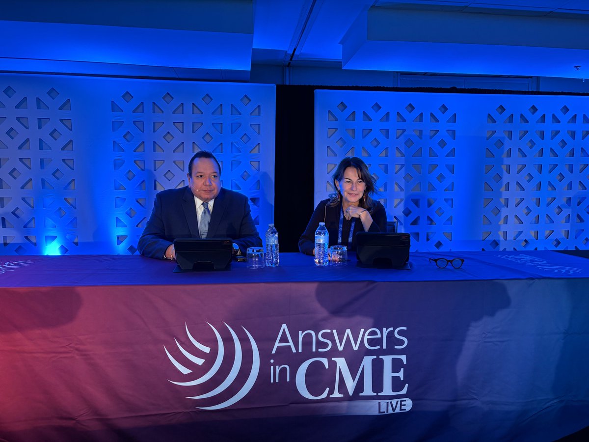 AnswersinCME's tweet image. 🎥 LIVE NOW from Chicago! Expert faculty are discussing 1st-line IO, biomarkers, and long-term care in squamous NSCLC. If you’re missing it, catch the instant replay!
@EddieSantosMD 

#AnswersInCMELive #GetYourAnswersInCME #CME #MedEd #LiveCME