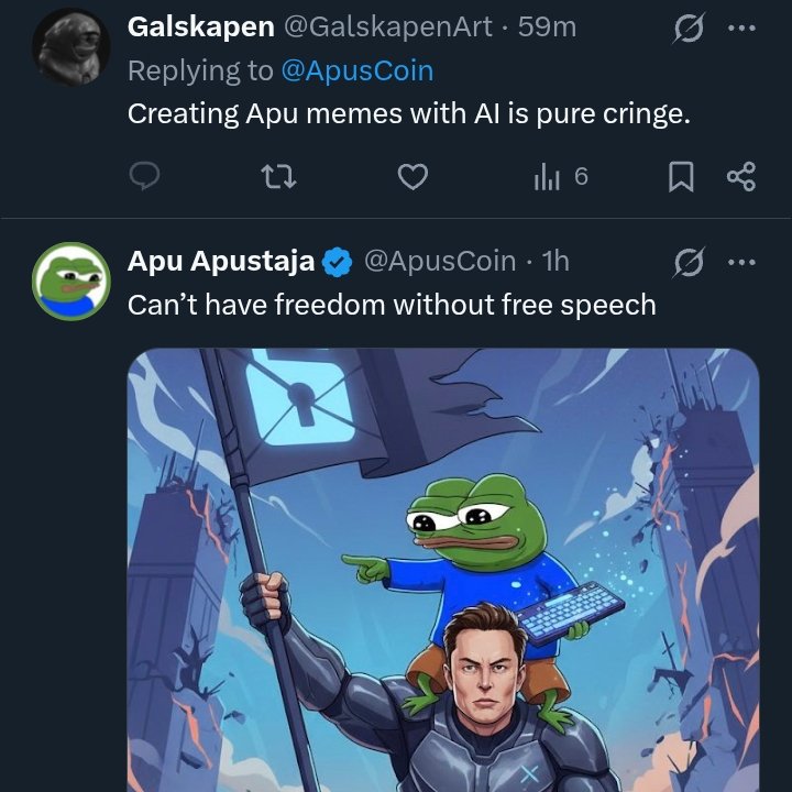 ApusCoin blocked me in response to this post? 🤣🤣🤣🤣 By the way, the leaders of this Apu scam coin are pdf files, if you buy this coin, you are funding their predator network.