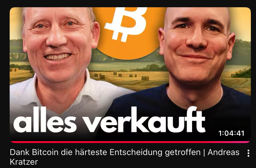 based 👍 und viele Grüße von t.me/Einundzwanzig_…
tastybitcoin.com <a href="/NikoJilch/">Niko Jilch ⚡️</a> <a href="/Terahash_Calee/">Kristian Kläger ⚡️</a> 

youtu.be/ZY5K2TkFK7U?si…