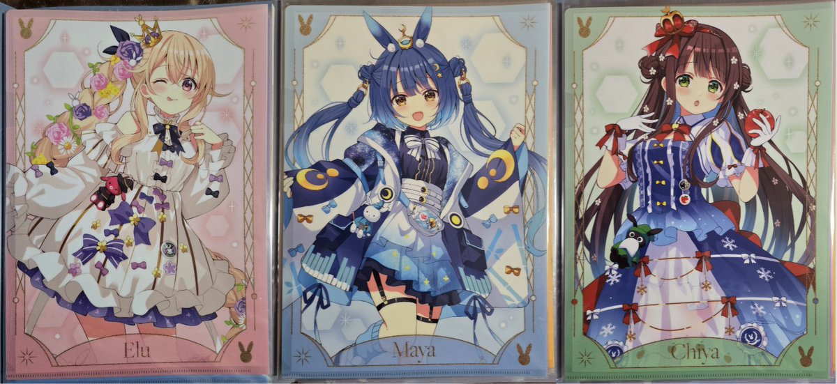 夕方頃にもちょろっと言ったけど、クリアファイル10連で10人全員分が