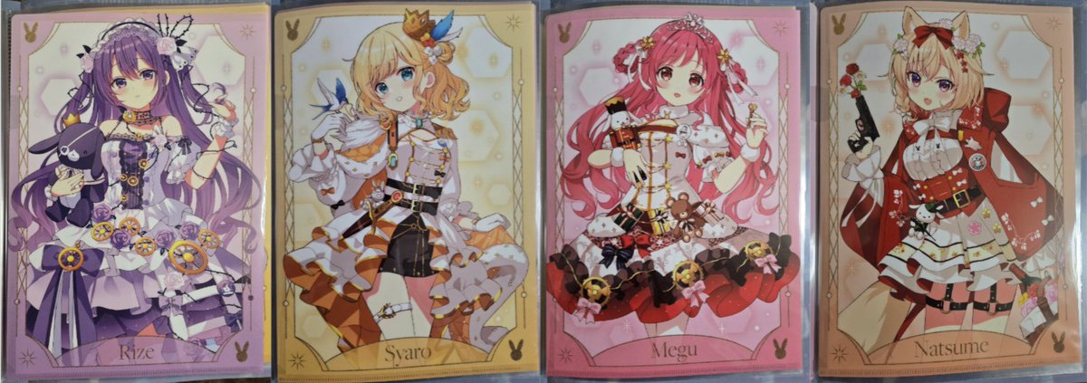 夕方頃にもちょろっと言ったけど、クリアファイル10連で10人全員分が