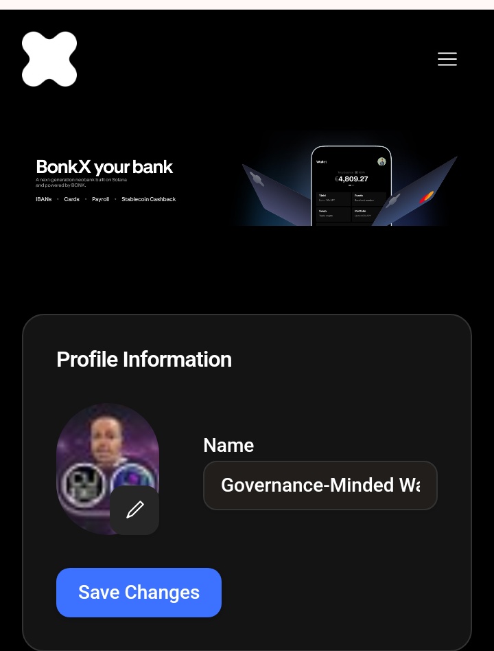 Buchiuche's tweet photo. 2022 was bonk revelational for Solana OG. Here we go for 2026.
Do you want to miss this again.
Pay attention now.

@BonkX_SOL is cooking something huge — a next-gen neobank built on Solana, fully powered by @bonk_inu.

They just opened their waitlist yesterday, and early users are already getting rewarded with $BONK, premium cards, and other goodies.

Here’s how to get started:
 Join: https://t.co/NpddDHD3Ky

1. Enter your email and join the waitlist

2. Complete the quests to earn points

3. Share your referral link — you earn extra points from every signup.