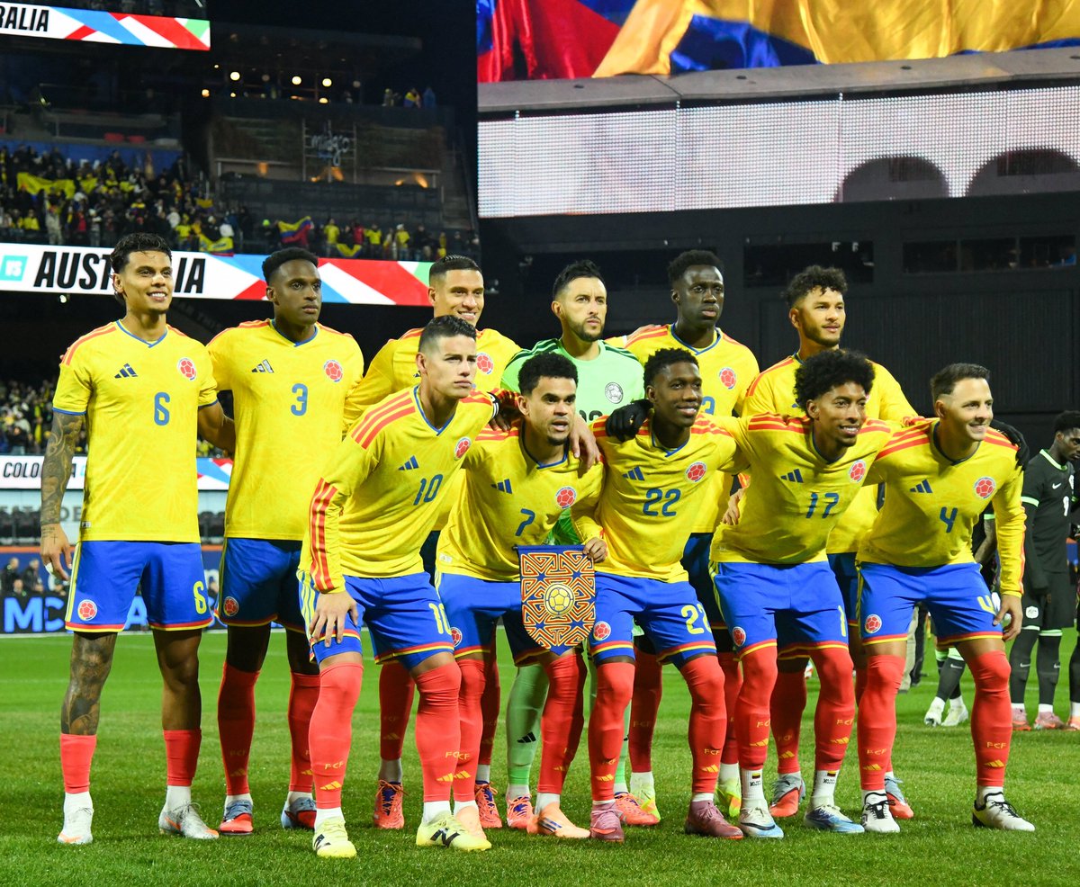 Quedó definido el Fixture de la Selección Colombia 🇨🇴 en el Grupo K de la Copa Mundial de la FIFA 2026.

vs Uzbekistán 🇺🇿
📆 Miércoles 17 de Junio - 9:00PM
🏟️ Estadio Azteca - Ciudad de México 🇲🇽

vs Nueva Caledonia 🇳🇨 / Jamaica 🇯🇲 / R.D. Congo 🇨🇩
📆 Martes 23 de Junio - 9:00PM