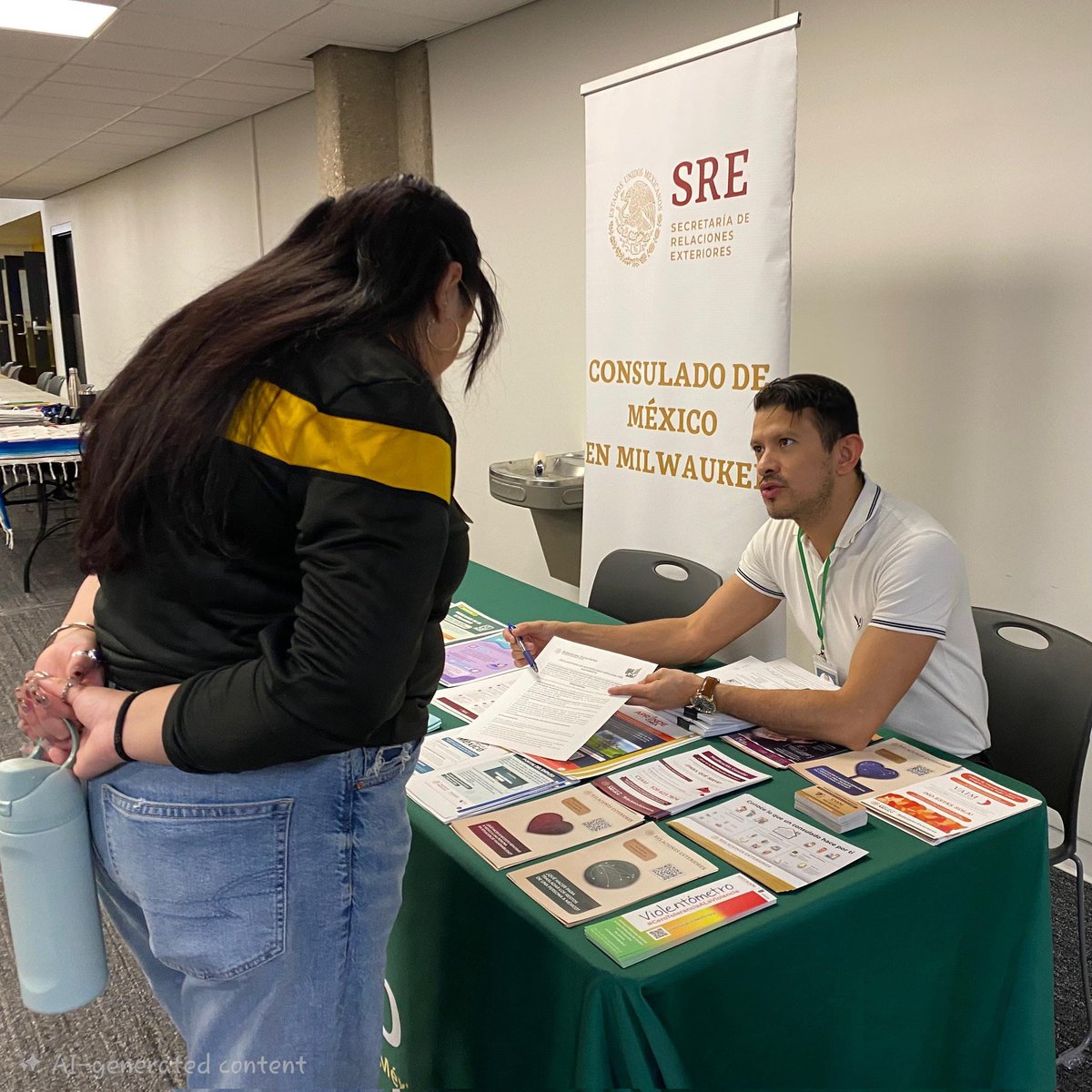 ConsulMexMKE's tweet photo. 📌El @ConsulMexMKE participó en la #CasaAbierta de la @UWM con información para las familias 🇲🇽sobre trámites, #protecciónpreventiva y programas comunitarios. 
Gracias al @uwmrhc por la invitación.
🙌Mucho éxito a los nuevos estudiantes en sus estudios universitarios. 📖🤓💪🏼 https://t.co/lhOyluEJwm