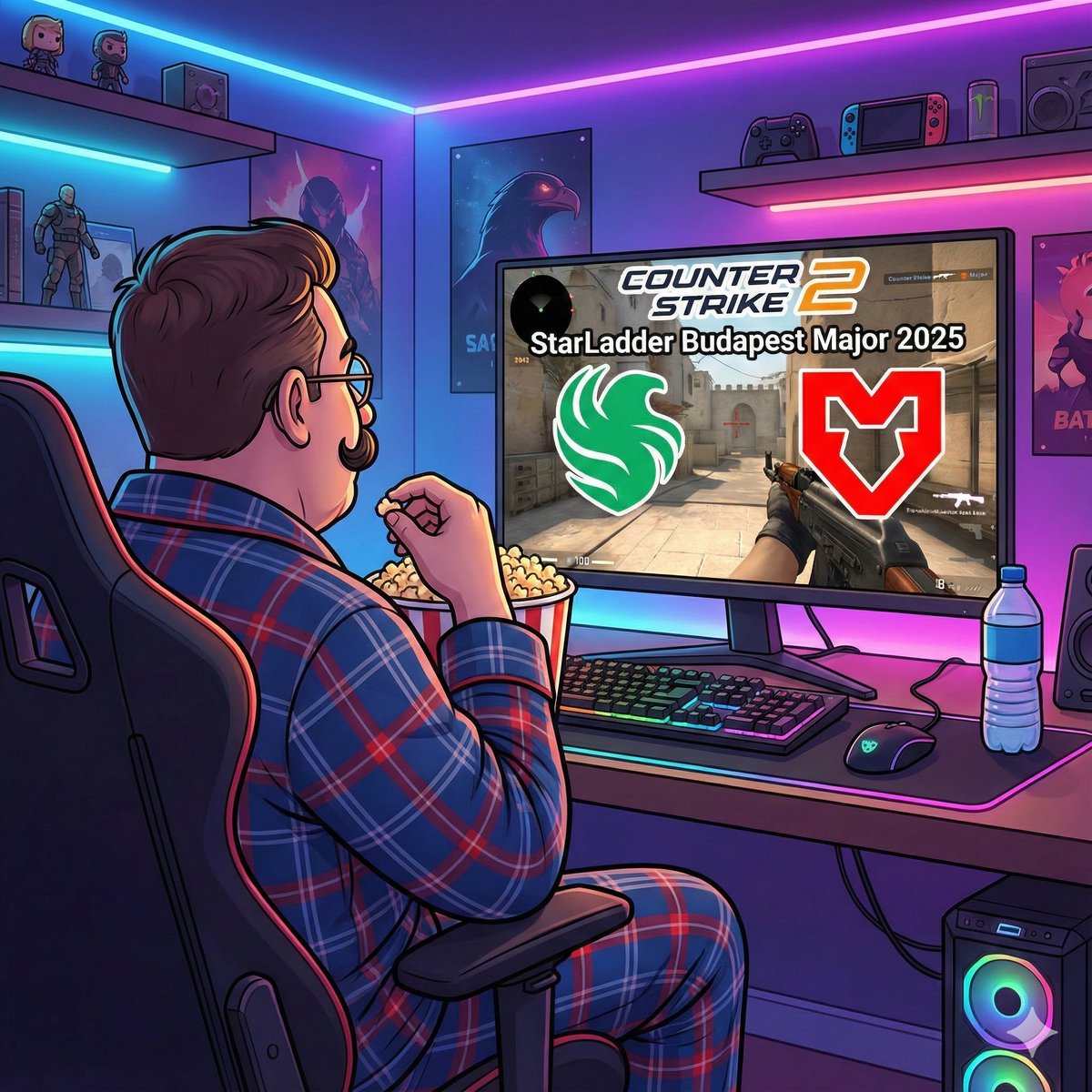 How's your evening going?

I just played some poker, had a blast, and now I'm watching StarLadder Budapest Major 2025, specifically the MOUZ x Falcons match🔫

I bet on Falcons to win the first map and already got x4, plus I bet on Falcons to win and now I'm just chilling and