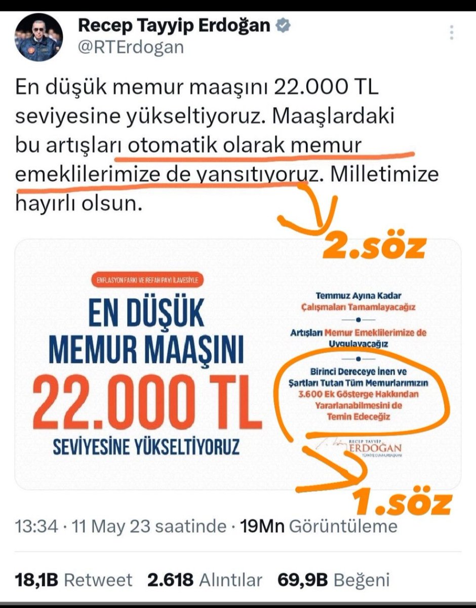 Memura ikinci kez seyyanen zam istemeye utanmadınız mı? #EmekliMemur geçmiş dönemden halâ alacaklıyken.  Önce ADALET! <a href="/_aliyalcin_/">Ali YALÇIN</a> Sonra herkese seyyanen istersiniz <a href="/MemurSenKonf/">Memur-Sen</a> 
#MemurEmeklisineAdalet 
<a href="/herkesicinCHP/">CHP 🇹🇷</a> <a href="/Akparti/">AK Parti</a> 
<a href="/iyiparti/">İYİ Parti</a> <a href="/devapartisi/">DEVA Partisi</a> 
<a href="/tgrthabertv/">TGRT HABER</a> <a href="/cemkucuk55/">Cem Küçük</a>