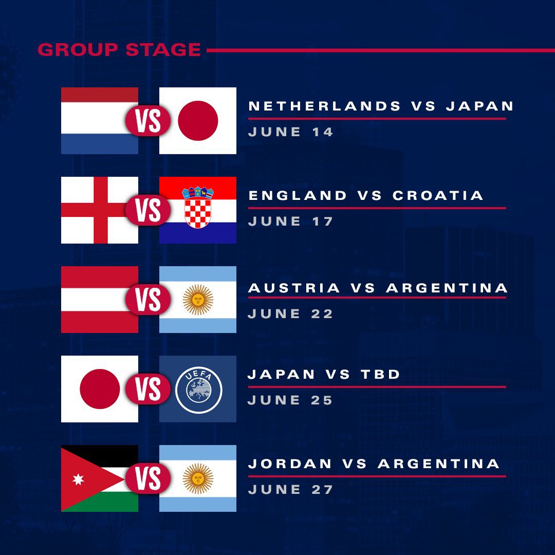 Some great Group stage matches in Dallas… Let’s GOOO!