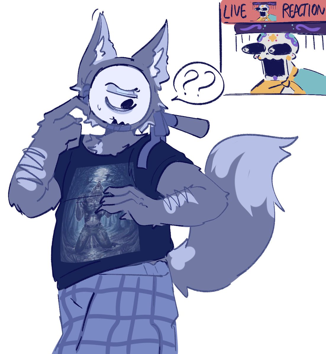 Wolf Rogger……(ignore Cráneo)
#dandysworldrodger #dandysworld #oc #yumeship