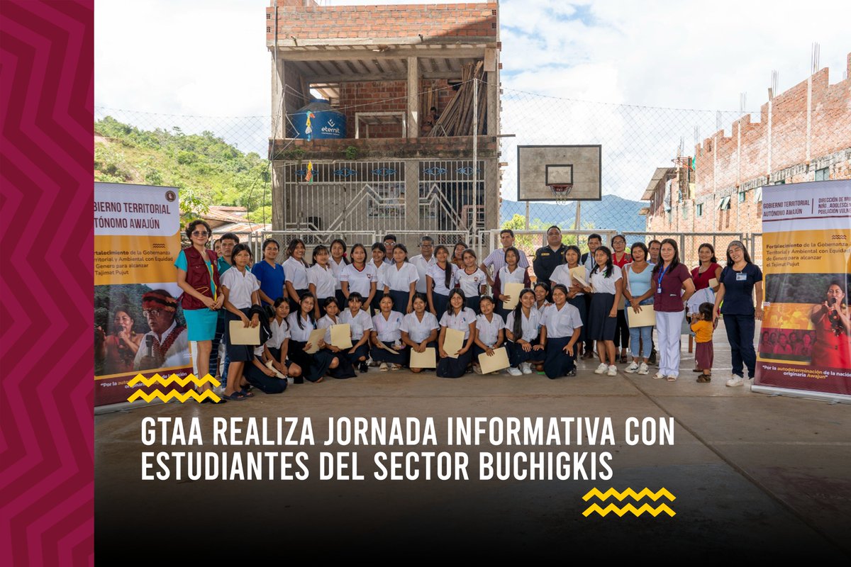 CGtaa78521's tweet photo. #25DeNoviembre | El GTAA desarrolló una jornada informativa con estudiantes del sector Buchigkis por el Día Internacional de la Eliminación de la Violencia contra la Mujer. https://t.co/vWcJ3CemO8