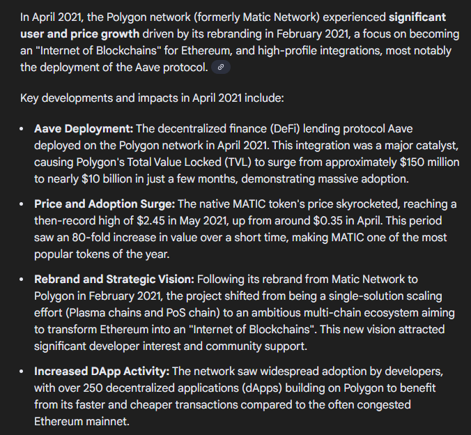 Chainwise_2025's tweet photo. ARE WE PAYING ATTENTION YET!!
Polygon activity is exploding.
Crypto Twitter is asleep on $POL again — just like in early 2021… and we all remember what came next.
Chainwise is positioning itself for the next wave of growth. We’re building long-term infrastructure that supports the entire Polygon ecosystem, including:

• Advanced chain-level scanning & analytics
 • Validator-grade infrastructure operations
 • Full-node + Validator-node provisioning & monitoring
 • Staking services and partner integrations
 • Secure infra for dApps needing reliable uptime
 • Research & tooling for cross-chain EVM environments

Meanwhile, @0xPolygon has quietly focused on what actually matters (2023–2025):
• AggLayer & zkEVM innovation
• POL becoming the unified staking token
• Enterprise payments + stablecoin rails
• Integrations with services like @VaultStaking & @stakecraft
• Launching new L2s like @katana
• A renewed “startup mindset” under @sandeepnailwal targeting 100k+ TPS
The pieces are all aligning — and the big players are taking notice:
 https://t.co/aIz7EUwl5D