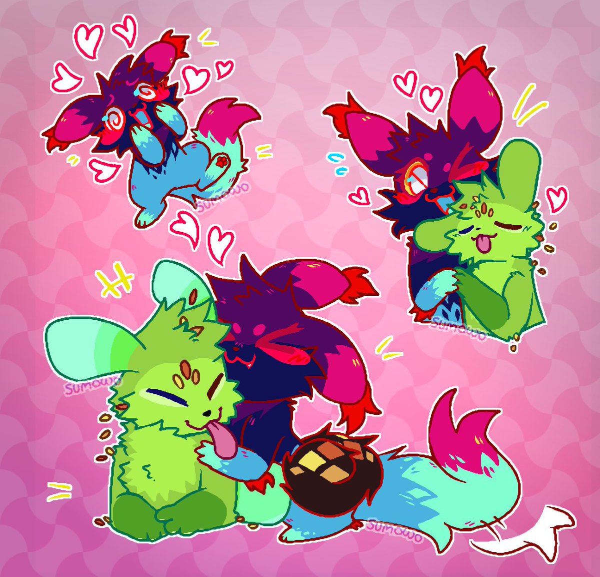 More Godmode for any who want more 🥹💜💚 Repost from last year